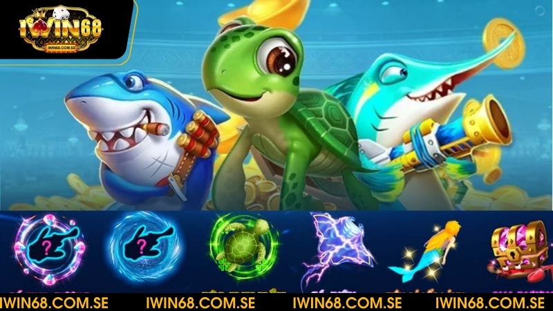 Lựa chọn vũ khí tấn công trong Bắn cá Rùa Xanh