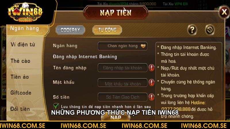 Phương thức nạp tiền nào hiện tại là tối ưu và đáng trải nghiệm nhất?