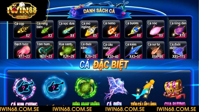 Sinh vật biển sống động trong trò chơi