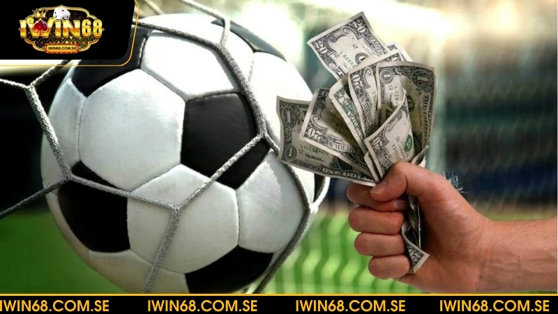 Xuống tiền cá cược chấp 2 trái trong cổng game iWin68